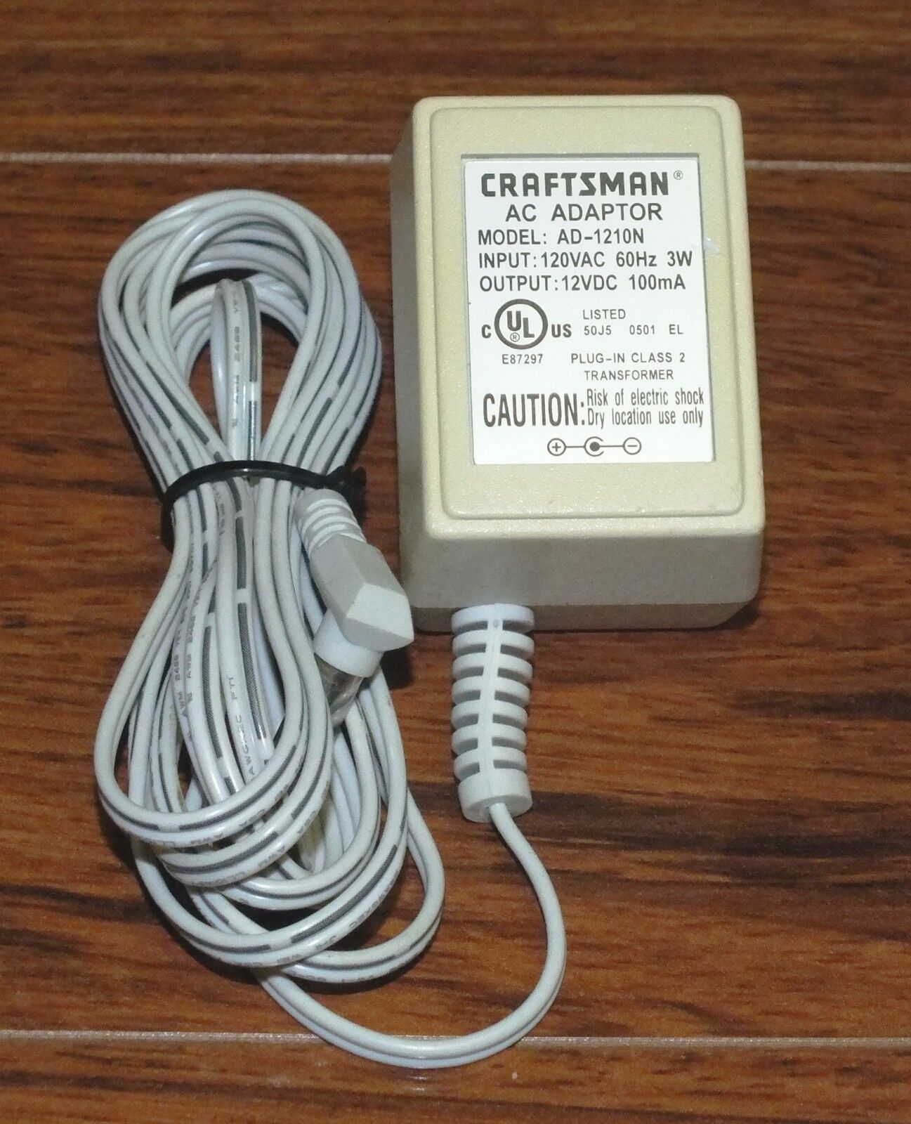 *Brand NEW*AC100-240V 50/60Hz Craftsman 12VDC 100mA AC DC ADAPTER AD-1210N POWER SUPPLY